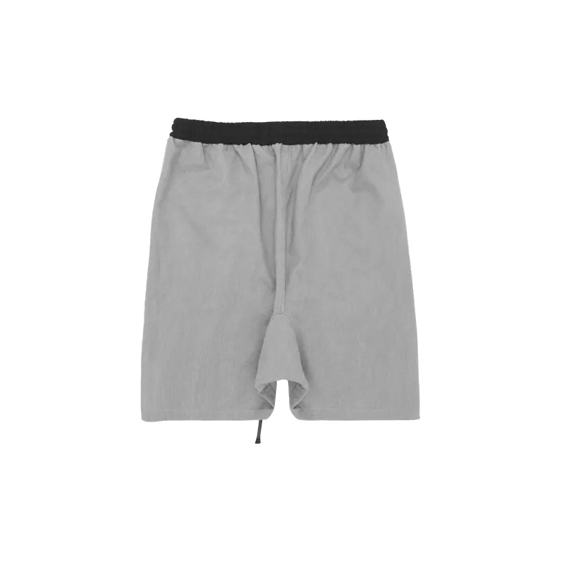 HARSH AND CRUEL Wax Washed Cotton Fabric Loose Fit Shorts Unisex-1