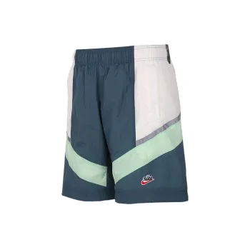 Nike Casual Shorts Men Sail White/Gray Green/Calming Cucumber Green