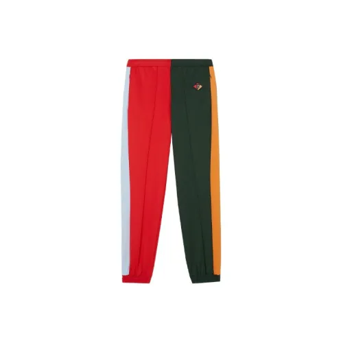 Burberry Knitted Sweatpants Men Red Green Multicolor