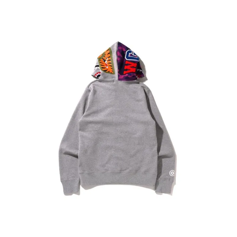 Bape Color Camo Shark Full Zip Hoodie-8