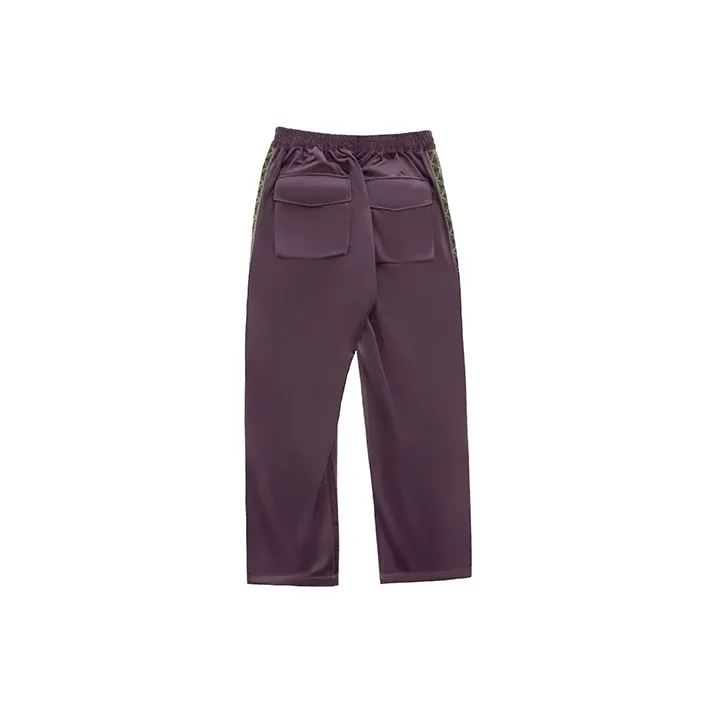 MODITEC Straight Casual Pants Unisex Purple-1