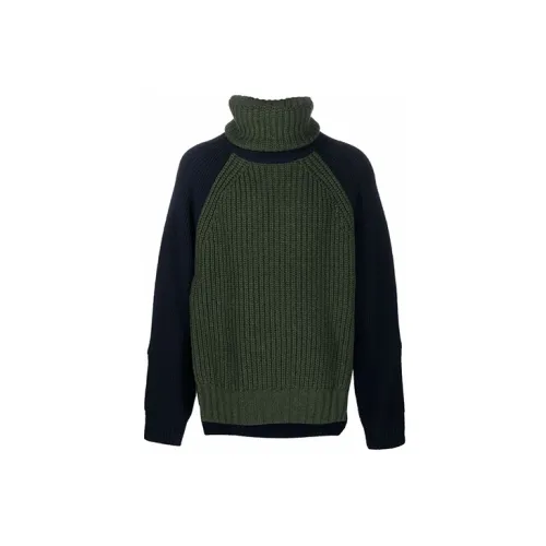 Sacai Sweaters Men Green