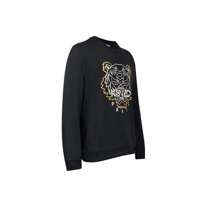 KENZO SS22 Classic Tiger Crew Sweat Black-3