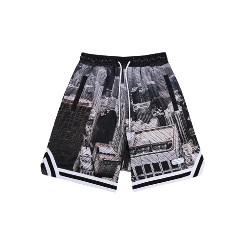 PCMY Casual Shorts Unisex Black