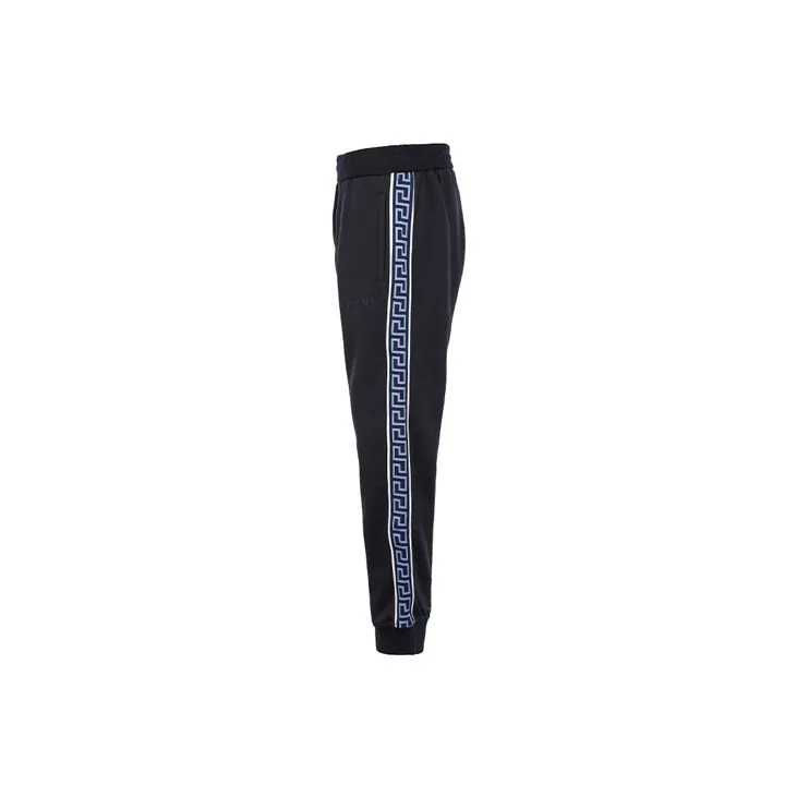 VERSACE Knitted Sweatpants Men Dark Blue-2