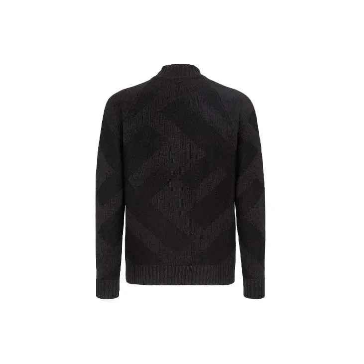 FENDI Cashmere Sweaters Men Black-1