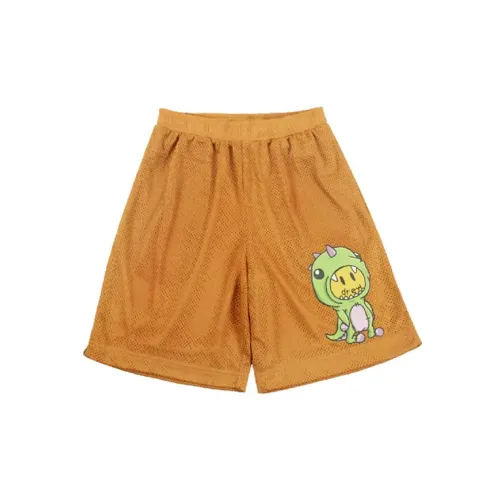 Drew House Smiley Collection Casual Shorts Unisex Orange