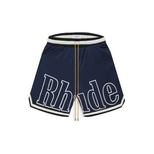 RHUDE Casual Shorts Men Blue