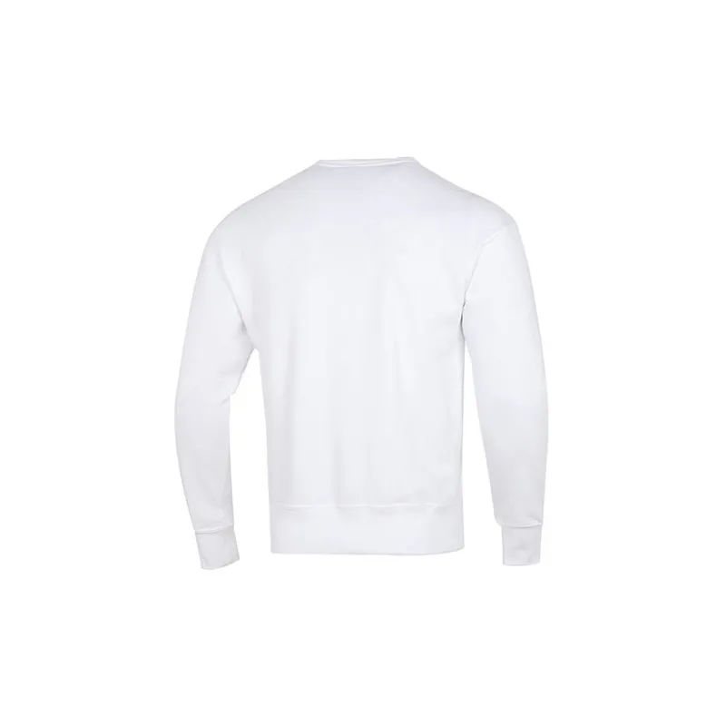 PUMA EMB Centre Logo Crew Sweatshirt Unisex White-1