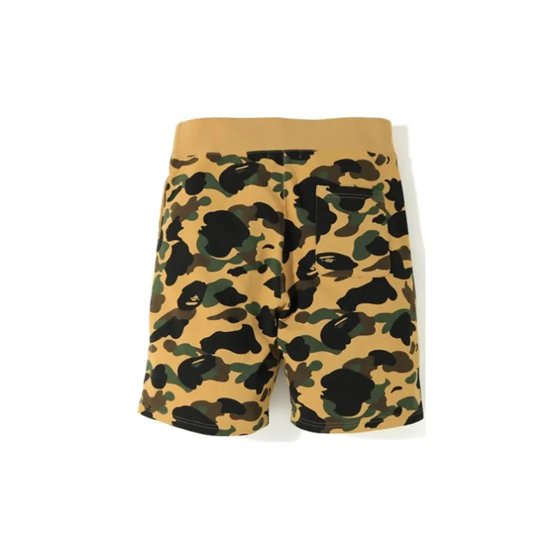 A BATHING APE 1st Camo Sweat Shorts-1