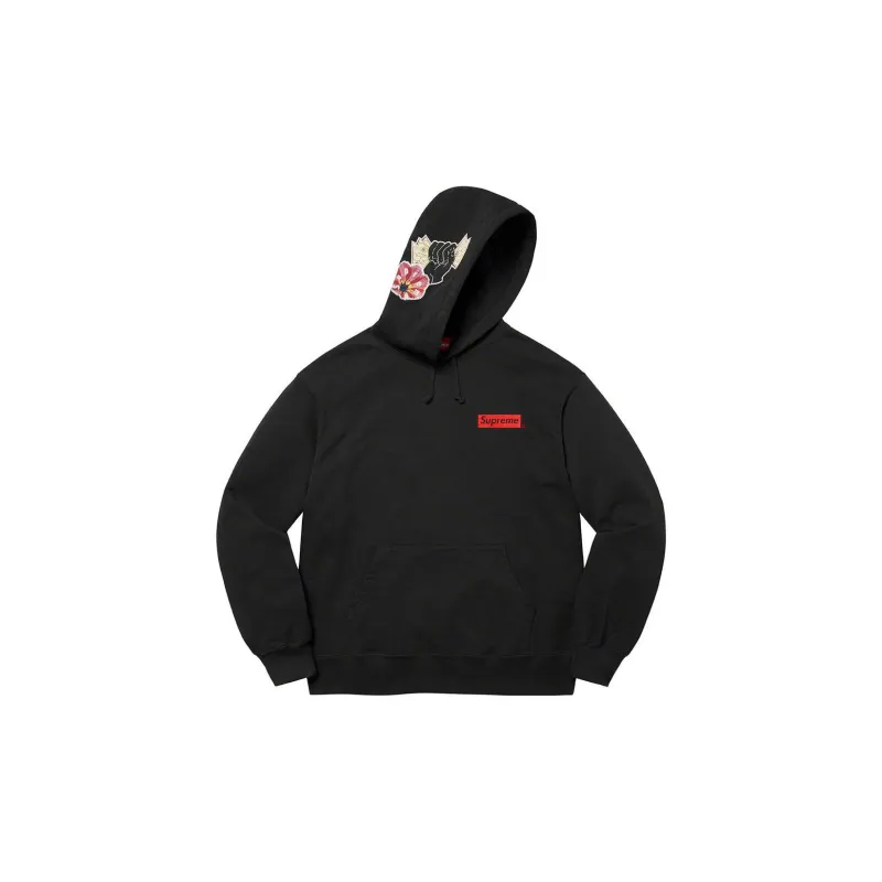 Supreme Instant High Patches Hooded Sweatshirt-3