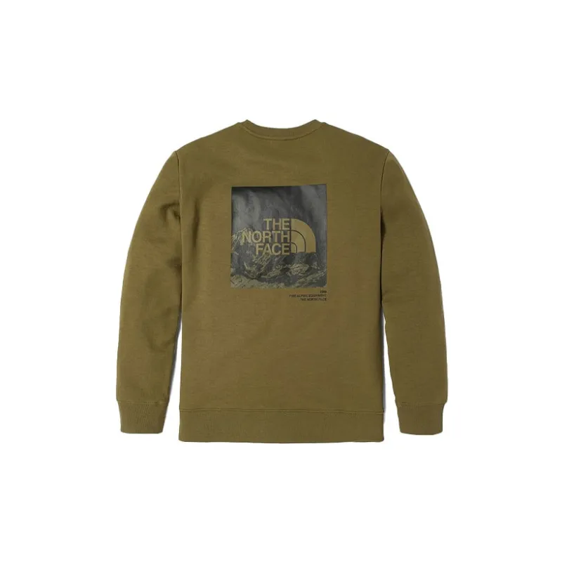 THE NORTH FACE Sweatshirts Unisex Olive Green-1
