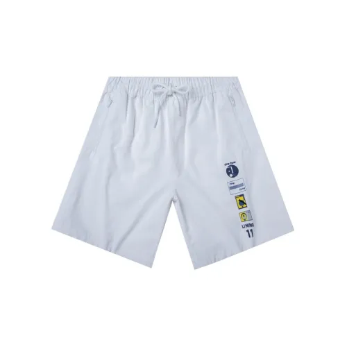 LiNing Casual Shorts Men Standard White