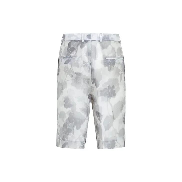 FENDI Casual Shorts Men Gray-1