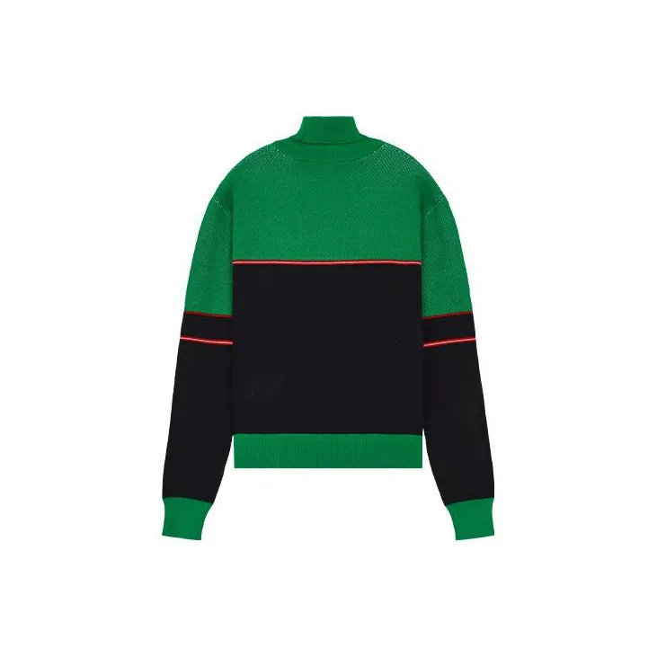WE11DONE SS22 Sweater Unisex Green-1