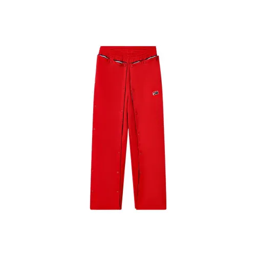 Y/project X FILA Knitted Sweatpants Unisex Red