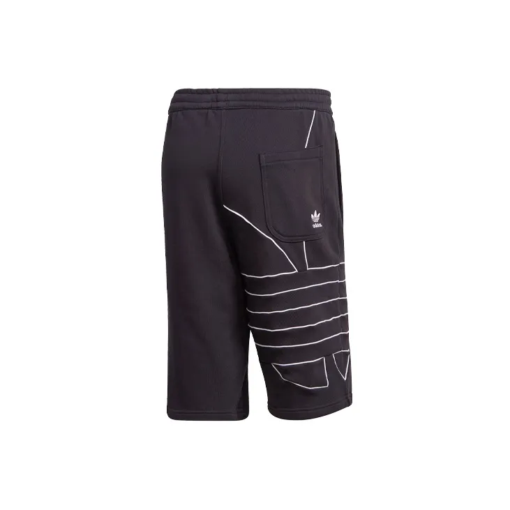 Adidas Originals BIG TREFOIL Sports Shorts Men Black-1