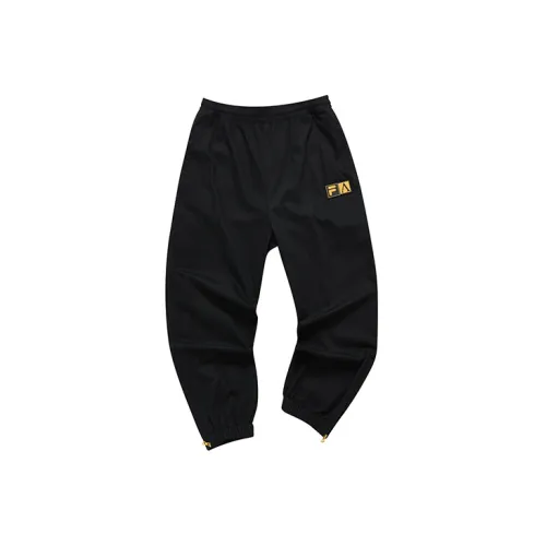 Aries X FILA FUSION Knitted Sweatpants Unisex Pitch Black