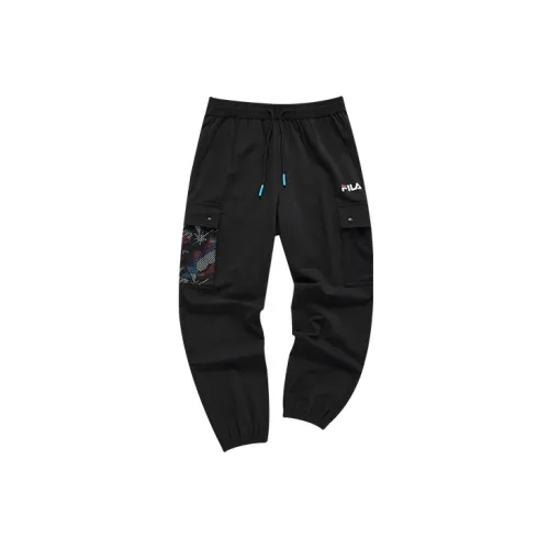 FILA FUSION Suit Trousers Men Pitch Black