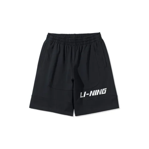 LINING Sports Fashion Collection Casual Shorts Men Black