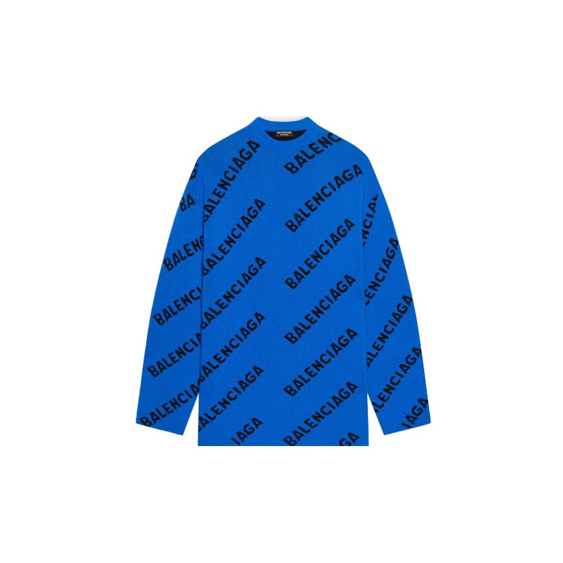 Balenciaga blue sweater online