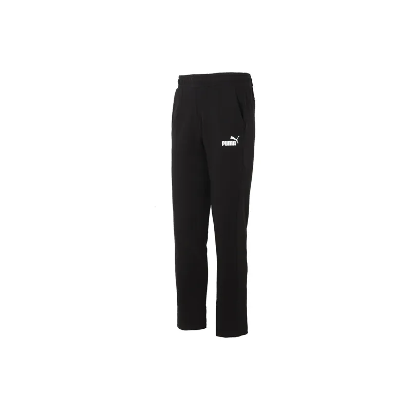 PUMA Knitted Sweatpants Men's Black-1