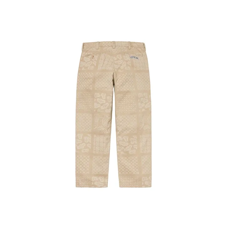 Supreme Paisley Grid Chino Pant-9