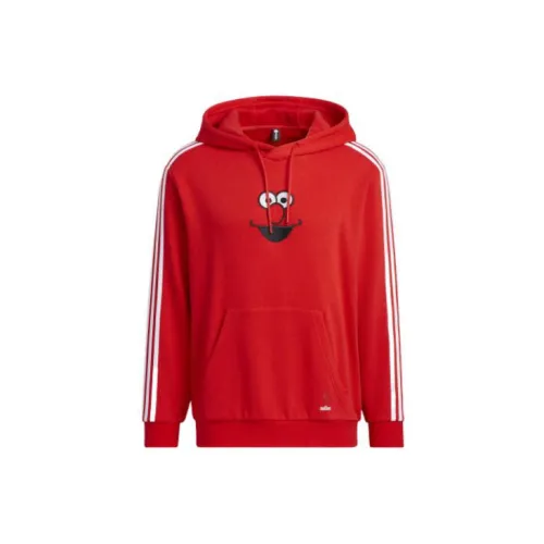 Sesame Street X Adidas Neo Sesame Street Co-branded Collection Sweatshirts Unisex Red