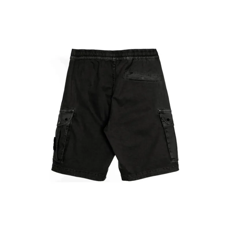 STONE ISLAND SS22 Cargo Shorts Men's Black-1
