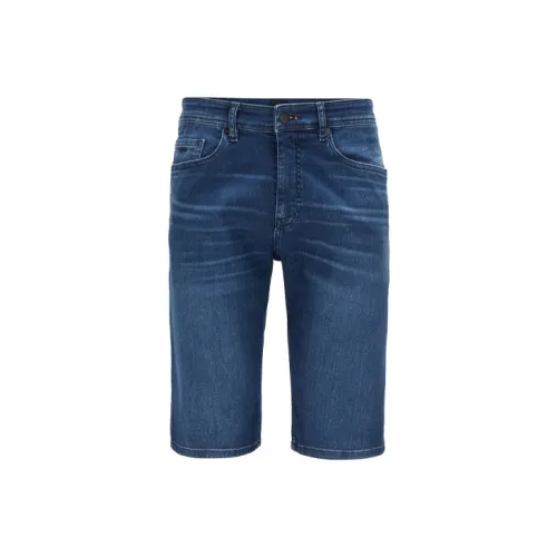 HUGO BOSS Denim Shorts Men Indigo