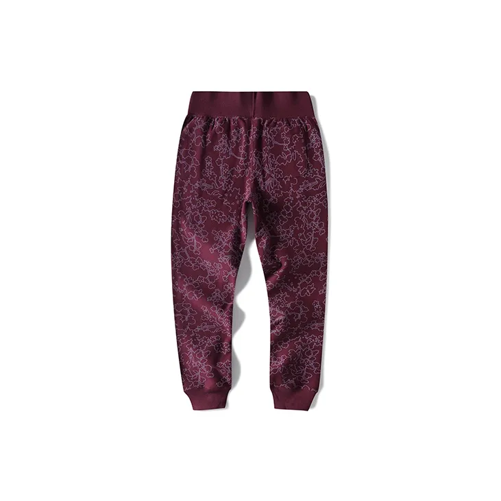 Champion Straight Casual Pants US Version Women's Dark Purple-1
