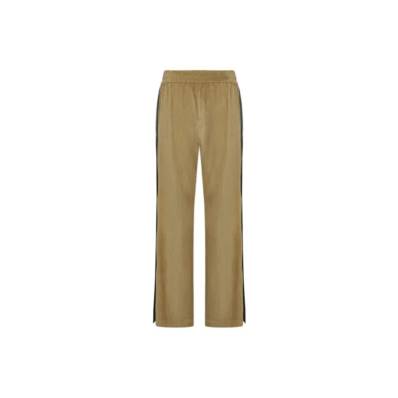PALM ANGELS Knitted Sweatpants Men Brown-1
