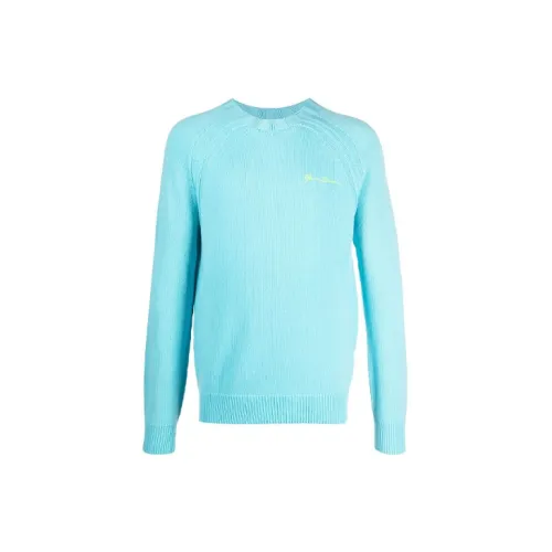 VERSACE Cashmere Sweaters Men Blue