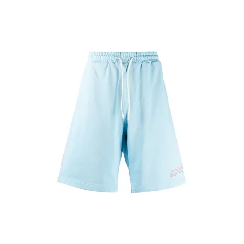 MSGM Casual Shorts Men Light Blue