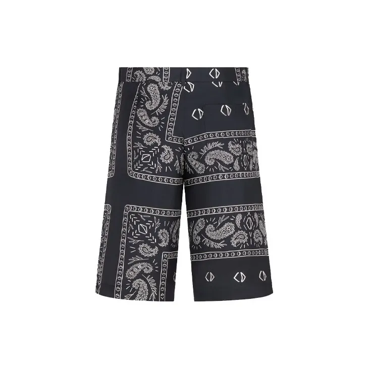 DIOR X Cactus Jack Bermuda Shorts With Bandana Motif-1
