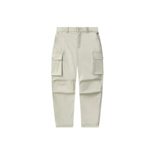 FILA Cargo Pants Men White Gray