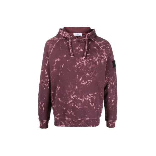 STONE ISLAND Sweatshirts Men Burgundy