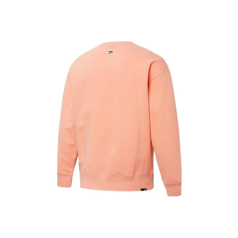 PUMA Sweatshirts Men Peach Pink-1