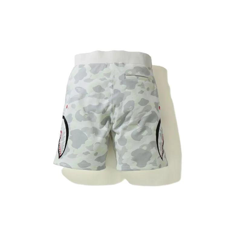 Bape City Shark Camo Sweat Shorts-4