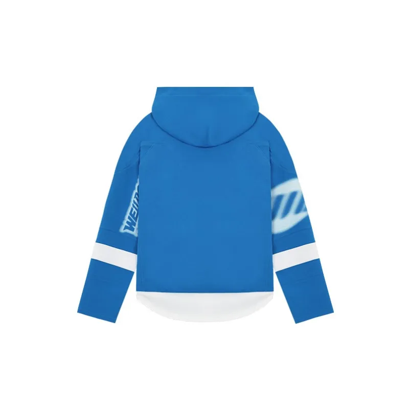WE11DONE Oversized Football Hoodie-1