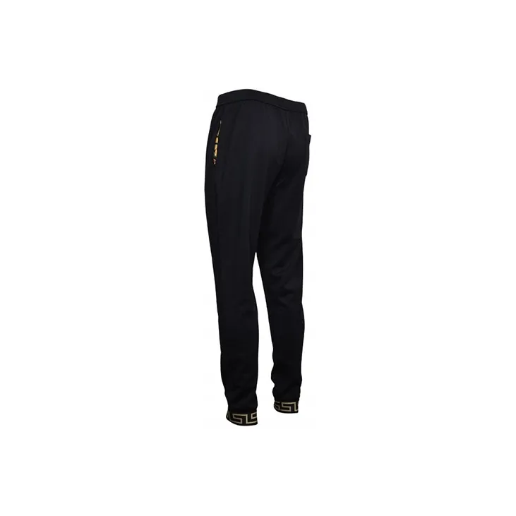 VERSACE Mens Greek Detail Drawstring Track Pants Black-2