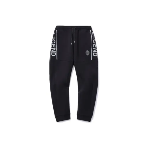 LINING Wade Collection Knitted Sweatpants Men Black