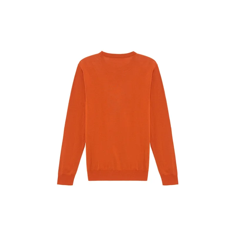 DAVID NAMAN Sweaters Men Orange-1
