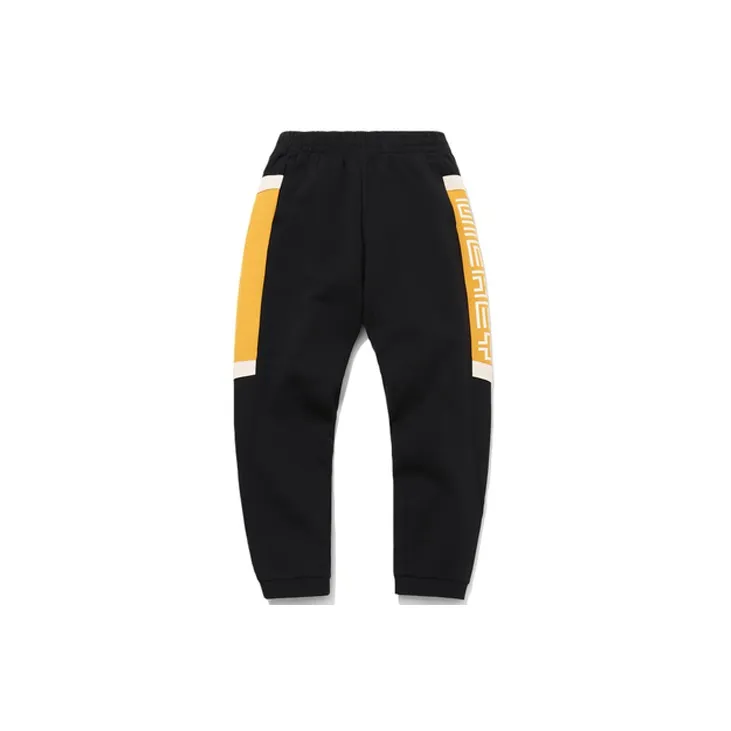 Disney X LINING Knitted Sweatpants Men Black-1