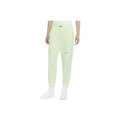 Nike Knitted Sweatpants Men Light Yellow Green