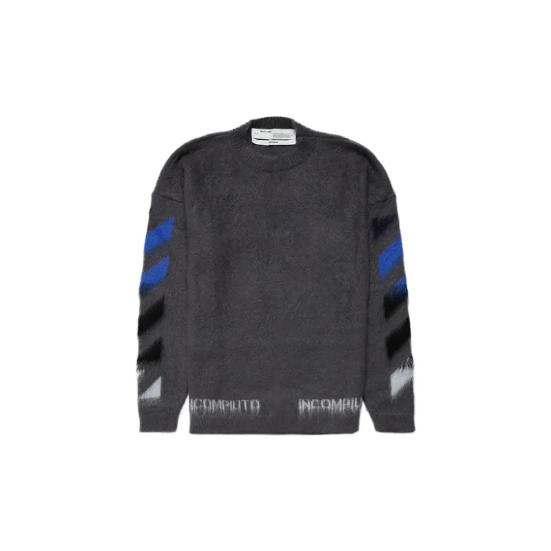 OFF WHITE Diag Brushed Sweater-1