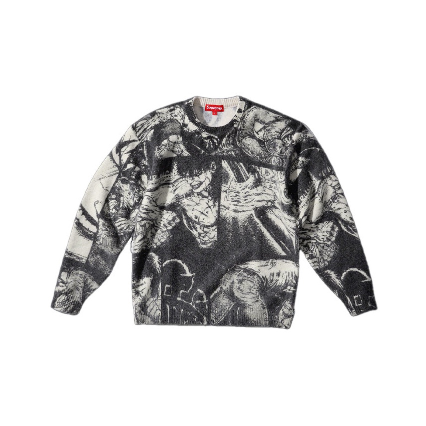 Supreme Pilled Sweater FW23 Brown XL - POIZON