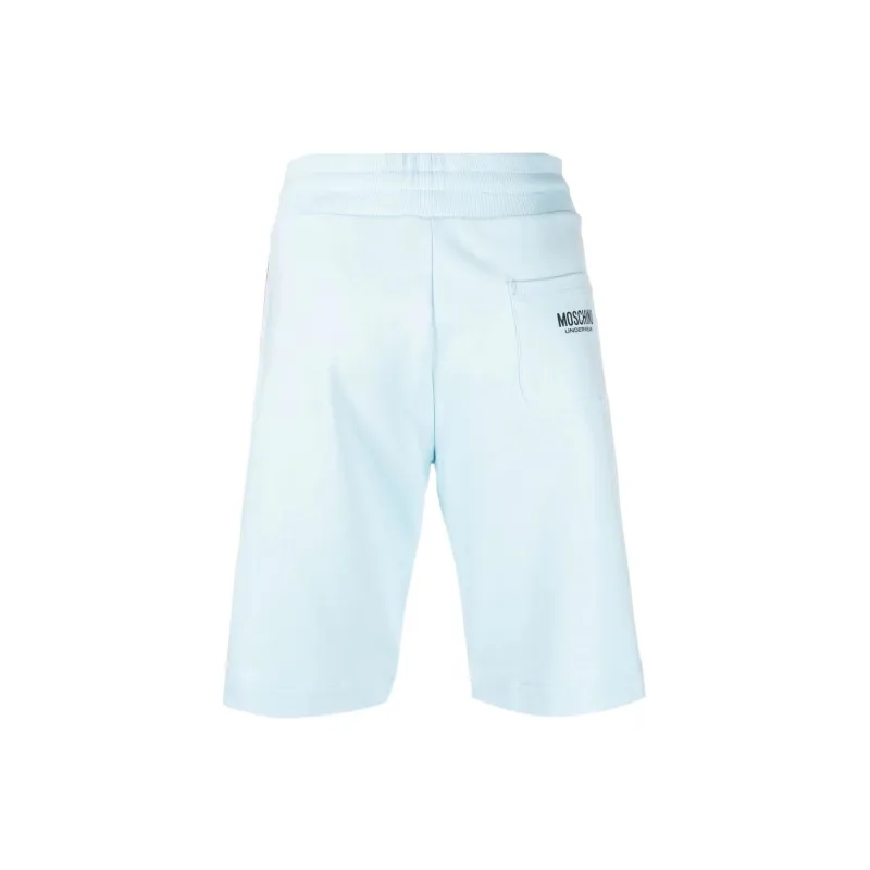 MOSCHINO Sports Shorts Men Blue-1