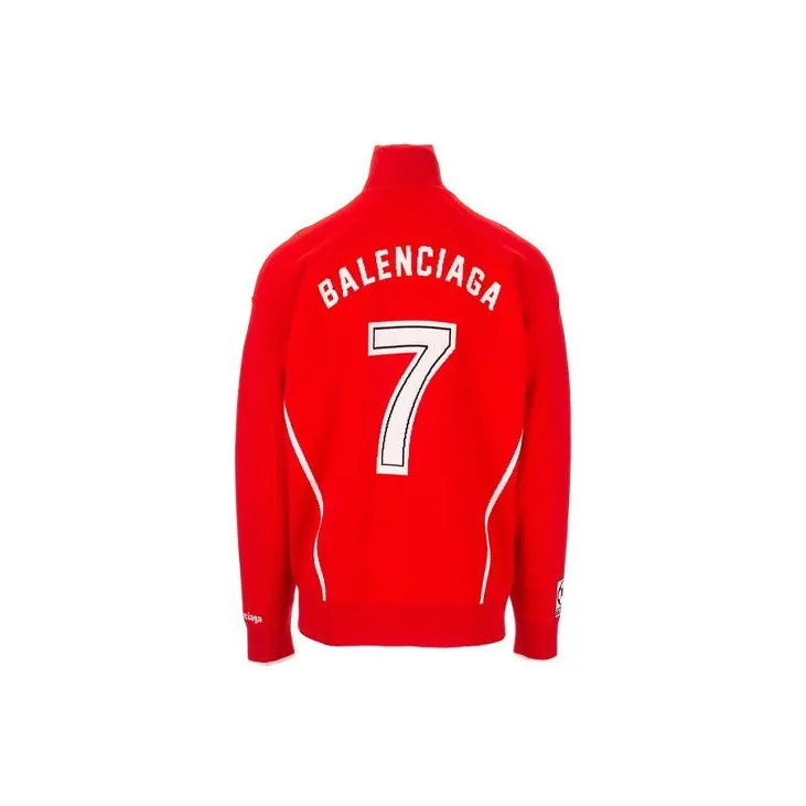 Balenciaga Cashmere Sweater Men's Red-1