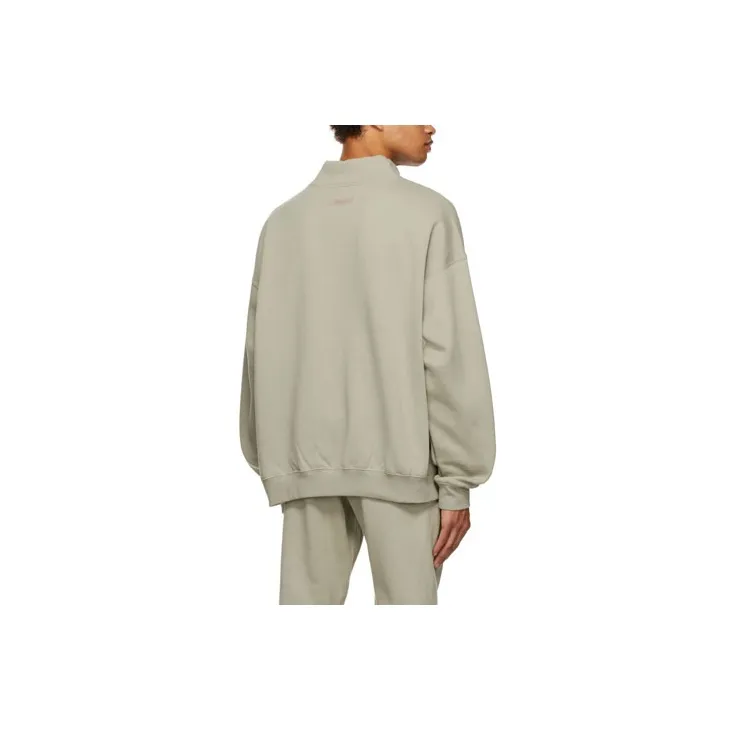 Fear Of God Essentials SS22 Sweatshirt Men's Gray Green-3